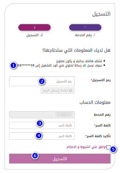 كيفية تفعيل حساب تى داتا