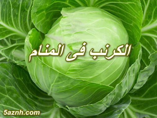 الكرنب فى المنام