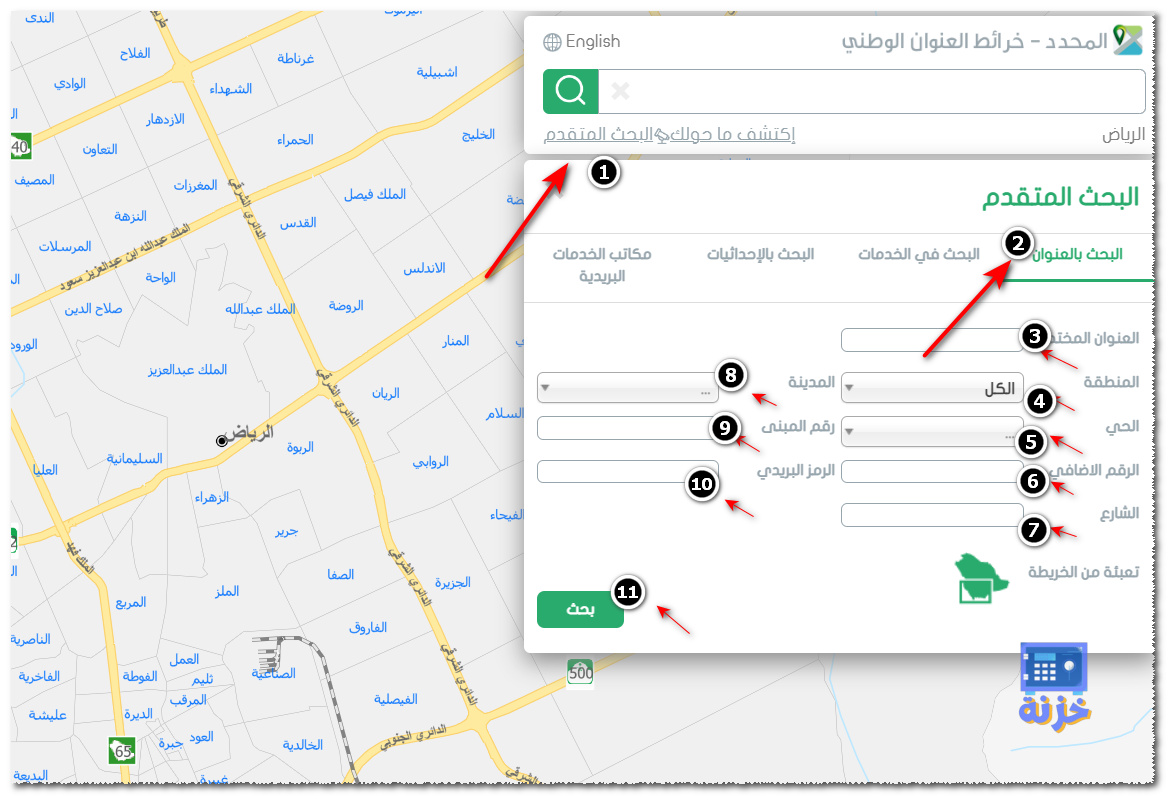 معرفة الرمز البريدي للايميل