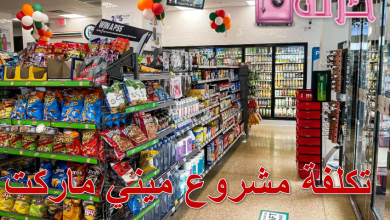 تكلفة مشروع ميني ماركت